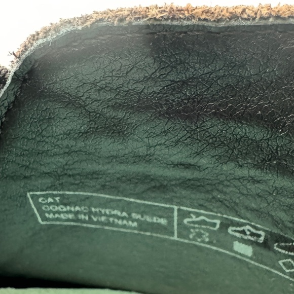 Salvia Cat Cognac Hydra Suede Waterproof Chelsea Boots Women’s Size 9.5 FLAWED - Picture 9 of 10